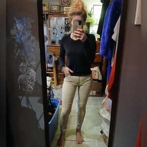 🧡H&M🩶BUY 1 GET 1 FREE💙Khaki Skinny Pants Sz 4